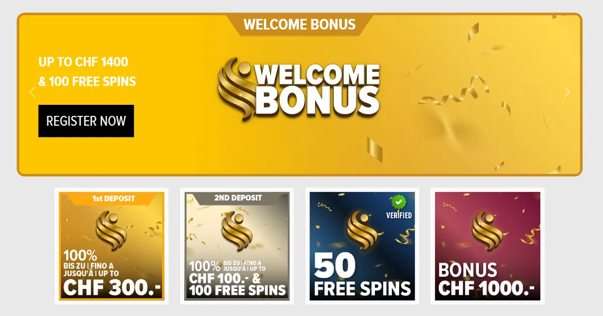 SwissCasinos Boni